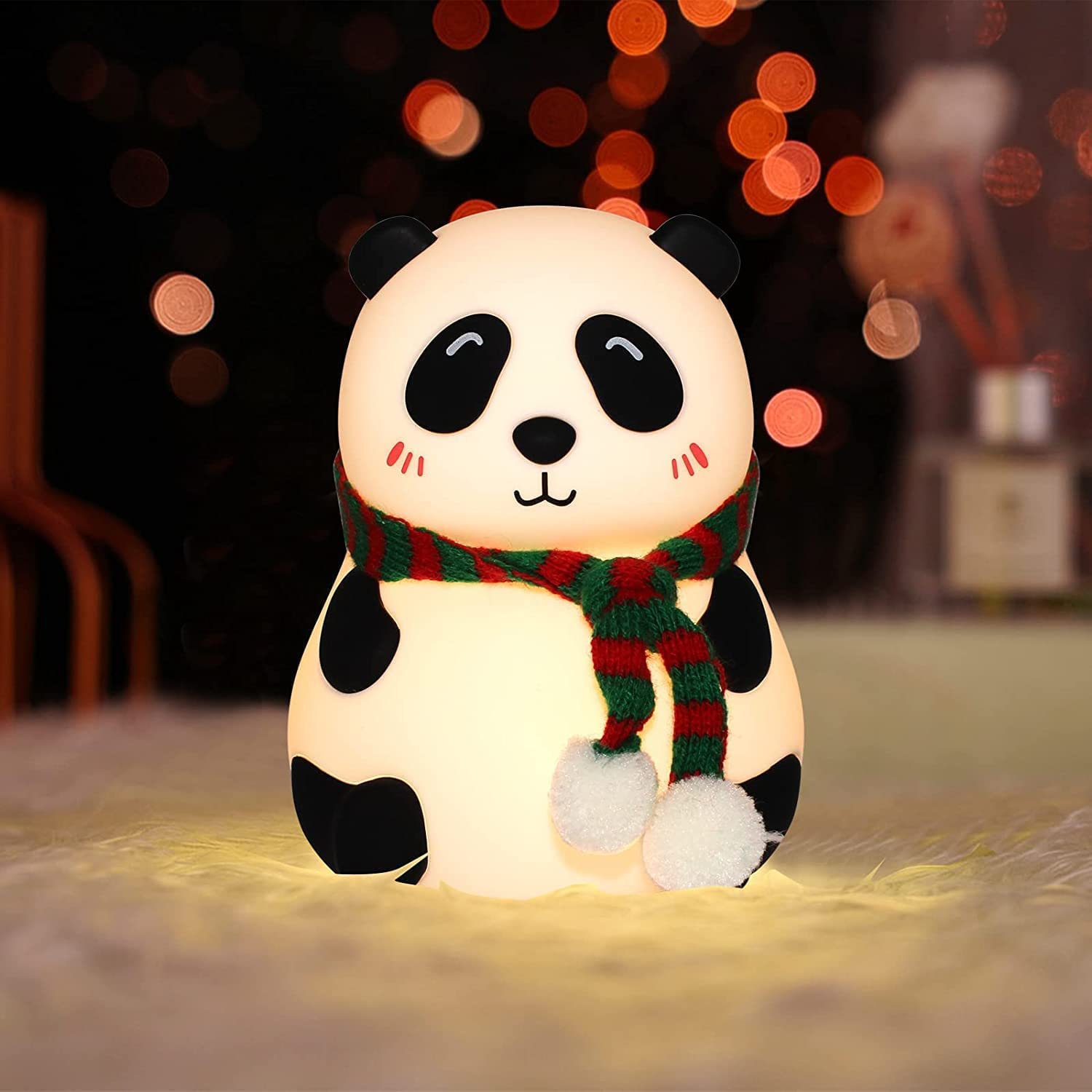 Panda Night Lamp – Adorable Touch-Activated Silicone Light for Bedroom & Gifts