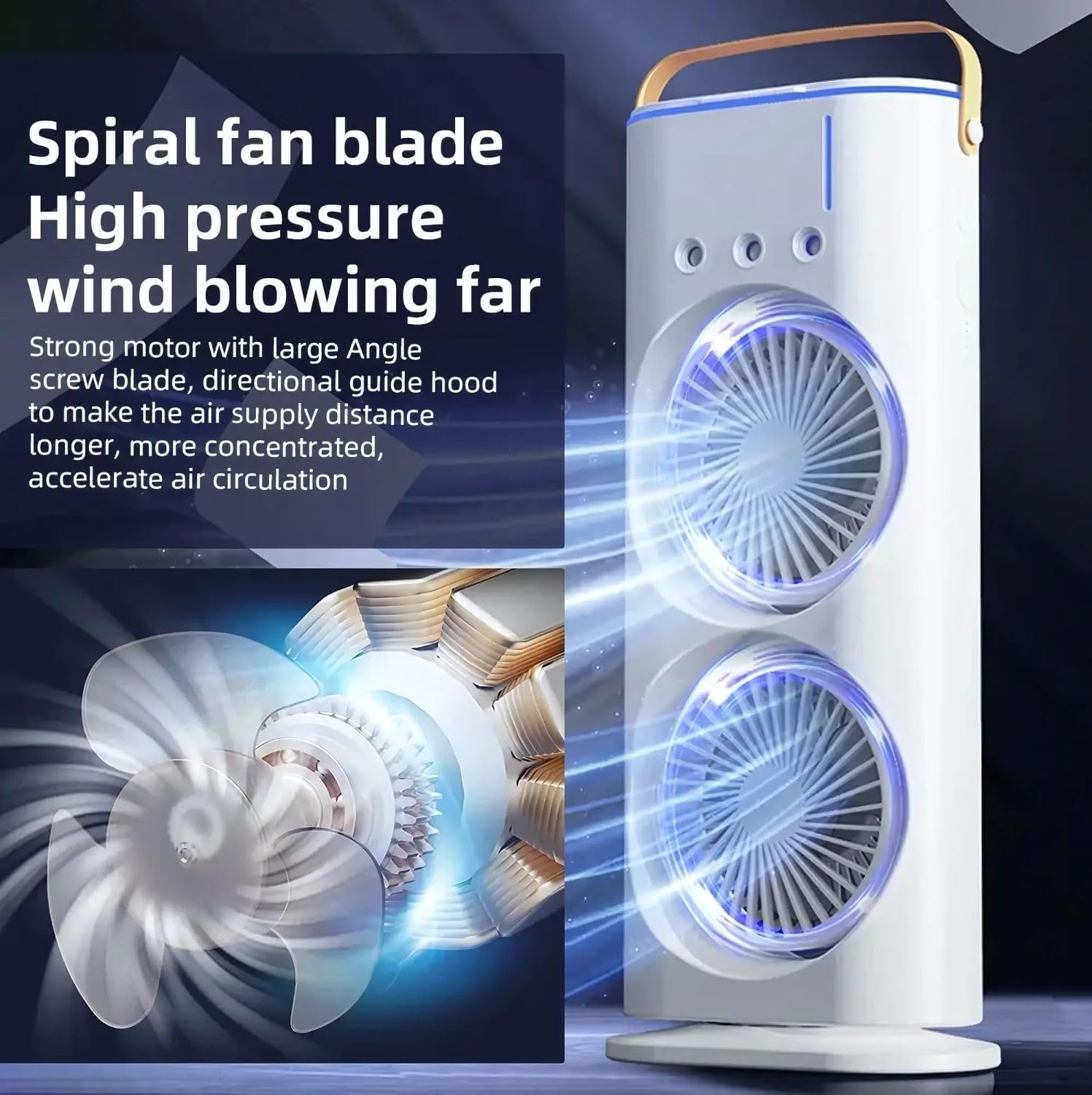 BreezeMax Mini Double-Ended Air Cooler Fan