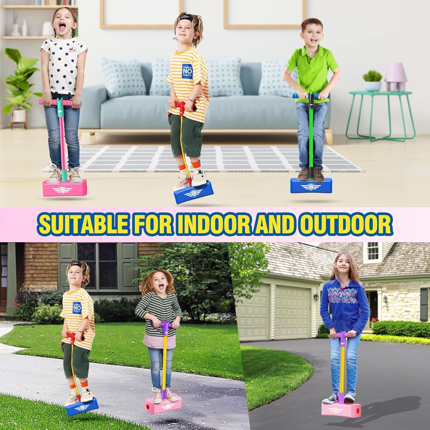 BounceMax Foam Pogo Jumper – Jump, Play & Stay Active!