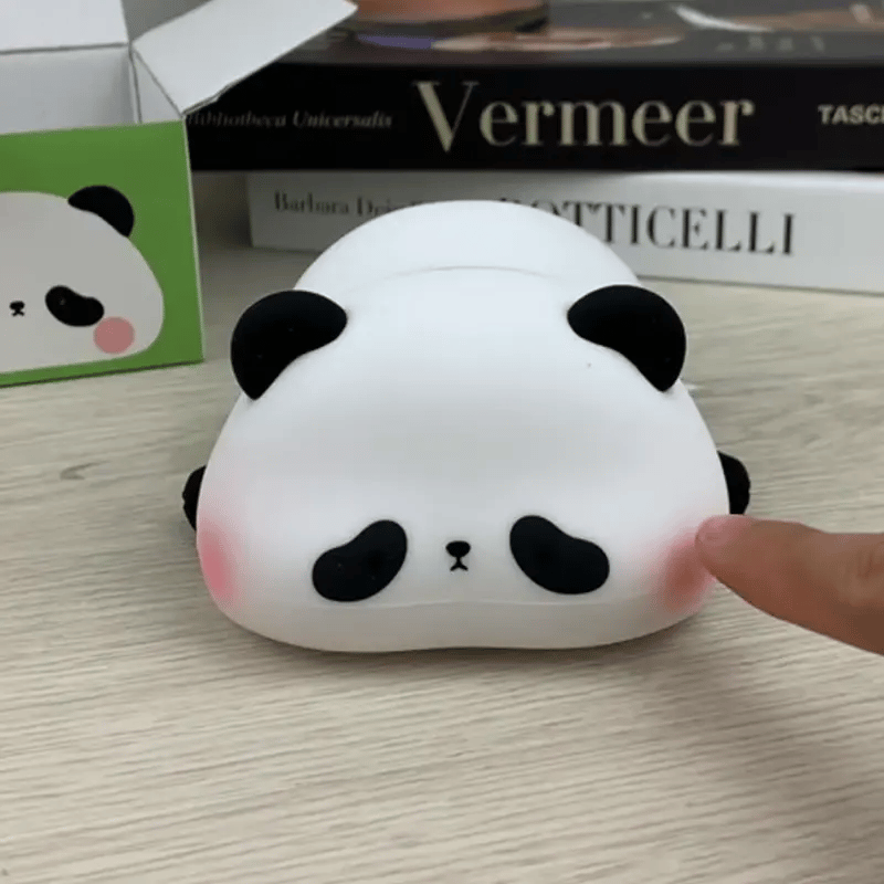 🐼 Cute Sleeping Panda Night Light – Soft, Rechargeable Touch Lamp for Cozy Nights & Gifting 🎁✨